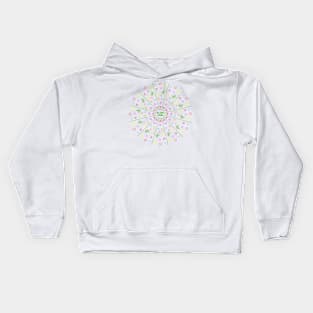 Welcome spring mandala Kids Hoodie